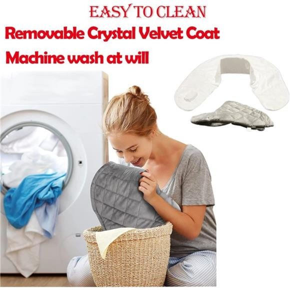 Heating Pad, Detachable Heated Neck Shoulder Wraps with Auto Shut Off - Picture 6 of 6